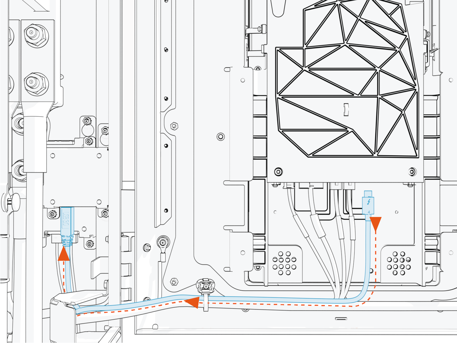 Technical illustration depicts the procedural step.