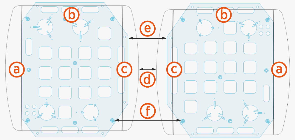Labeled diagram of product, tools or parts.