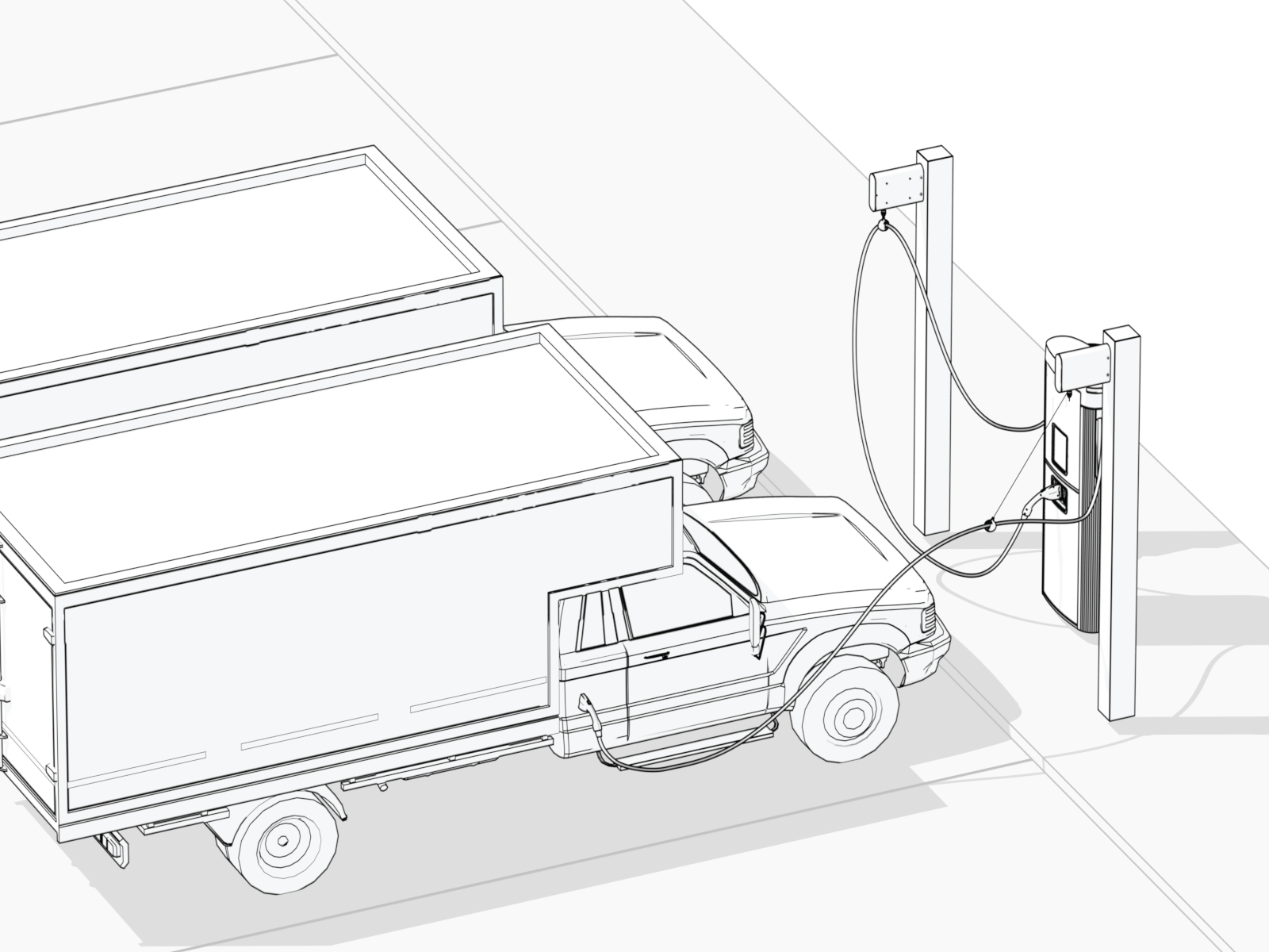 Overhead CMK tether example