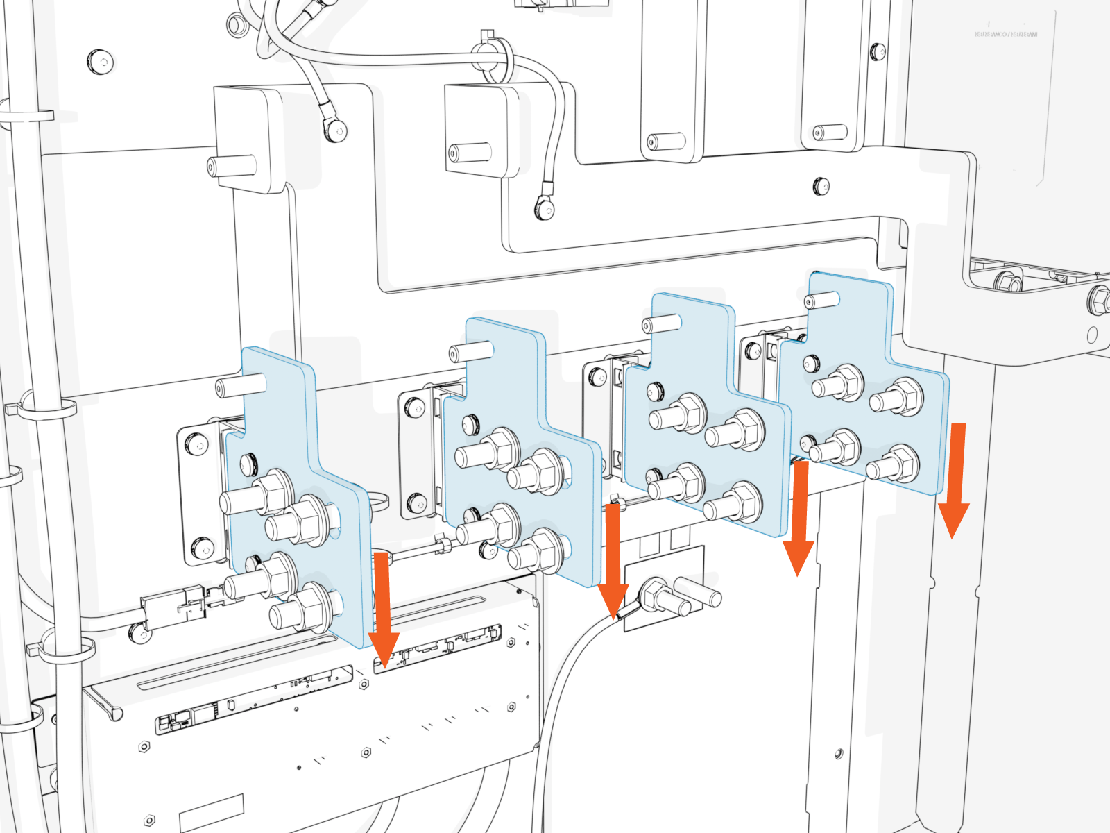 Technical illustration depicts the procedural step.