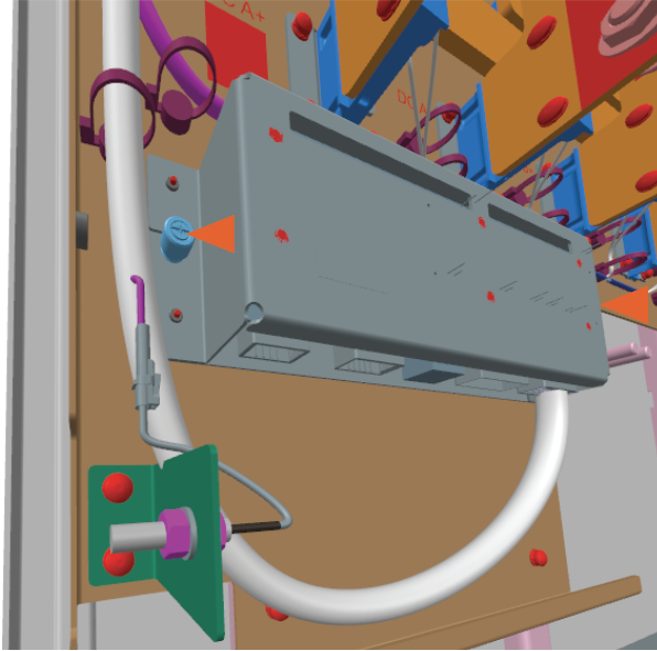 Remove the two screws. If necessary, use number 5 Phillips screwdriver.