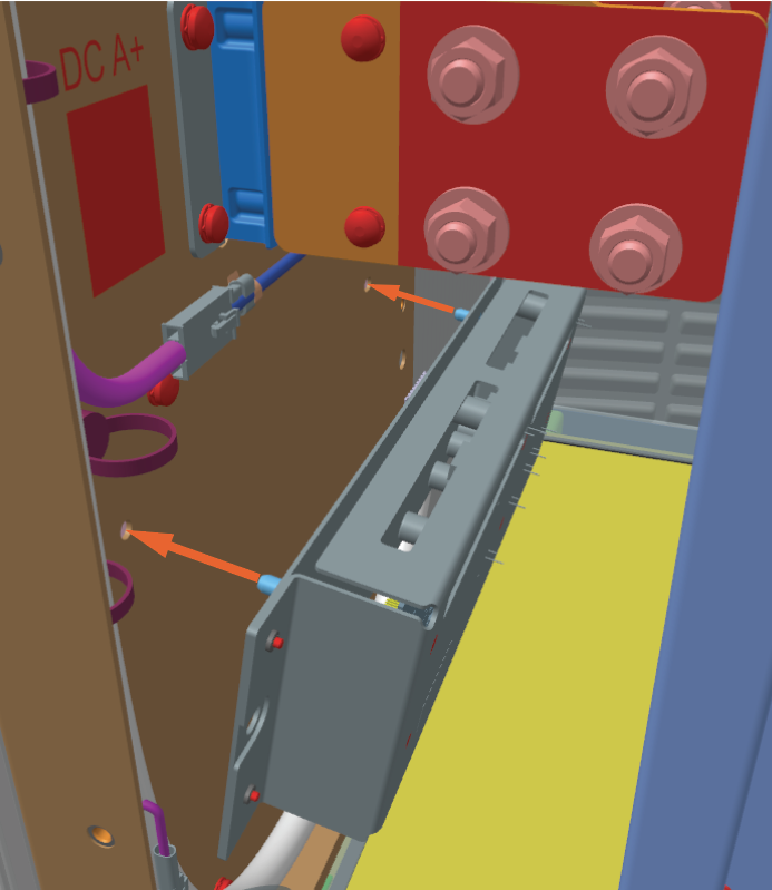 While reinstalling, align and seat the Cooling Controller Board using the alignment pins behind the board