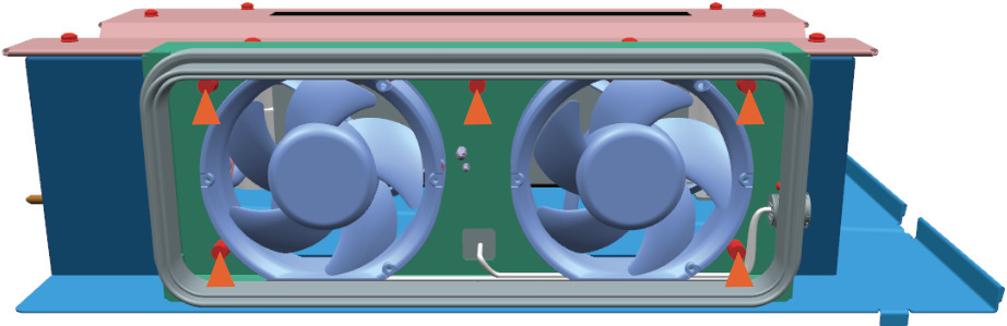 Remove the five screws. If necessary, use T25 Torx screwdriver.