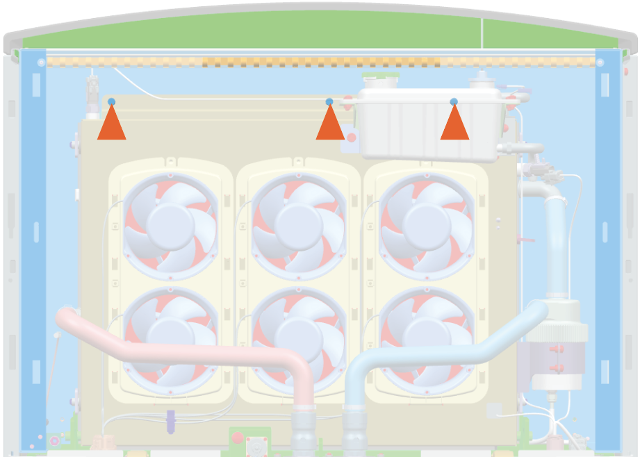 Remove the two screws. If necessary, use T25 Torx screwdriver. But, when reinstalling hand tight the screws.