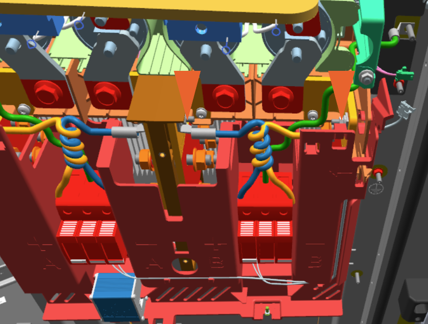 Uninstall the two M5 nuts using 8 mm socket on the left and right side.