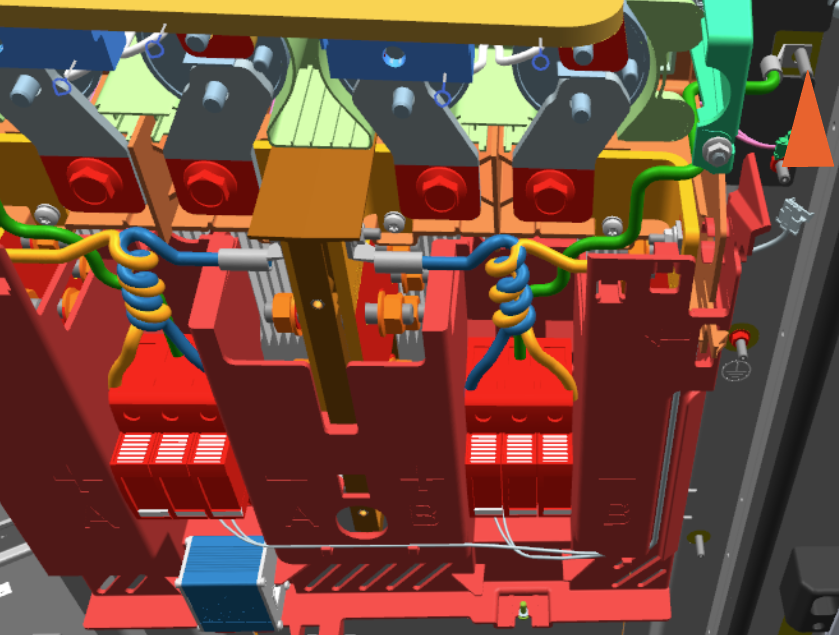 Uninstall the M6 nut using 10 mm socket on the frame.