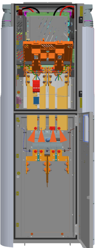 Install the M10 bolts using 17 mm socket on the lower side extruded bus bars.