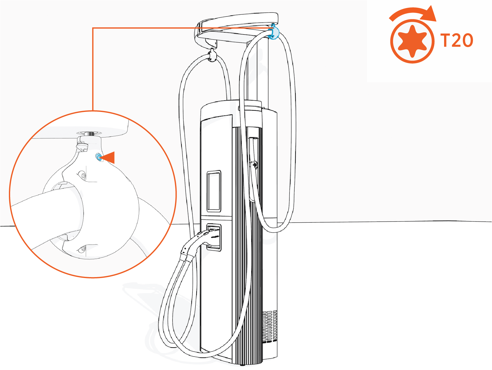 Technical illustration depicts the procedural step.