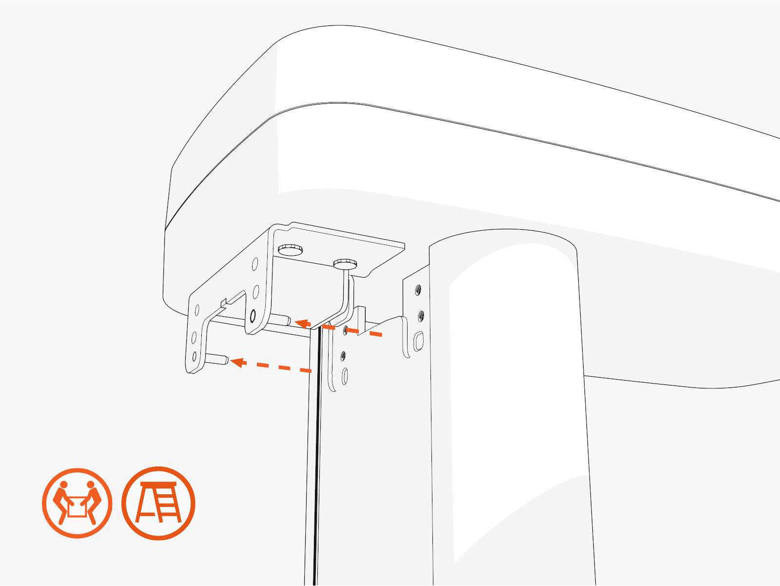 Technical illustration depicts the procedural step.