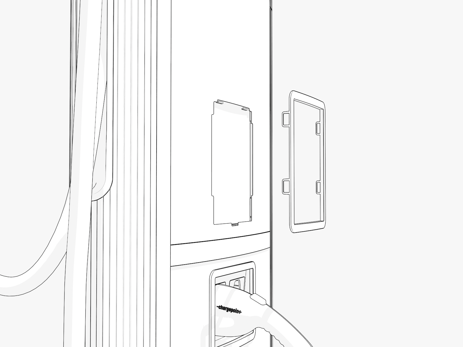 Hold the top of the trim around the module and pull up, down, and out.