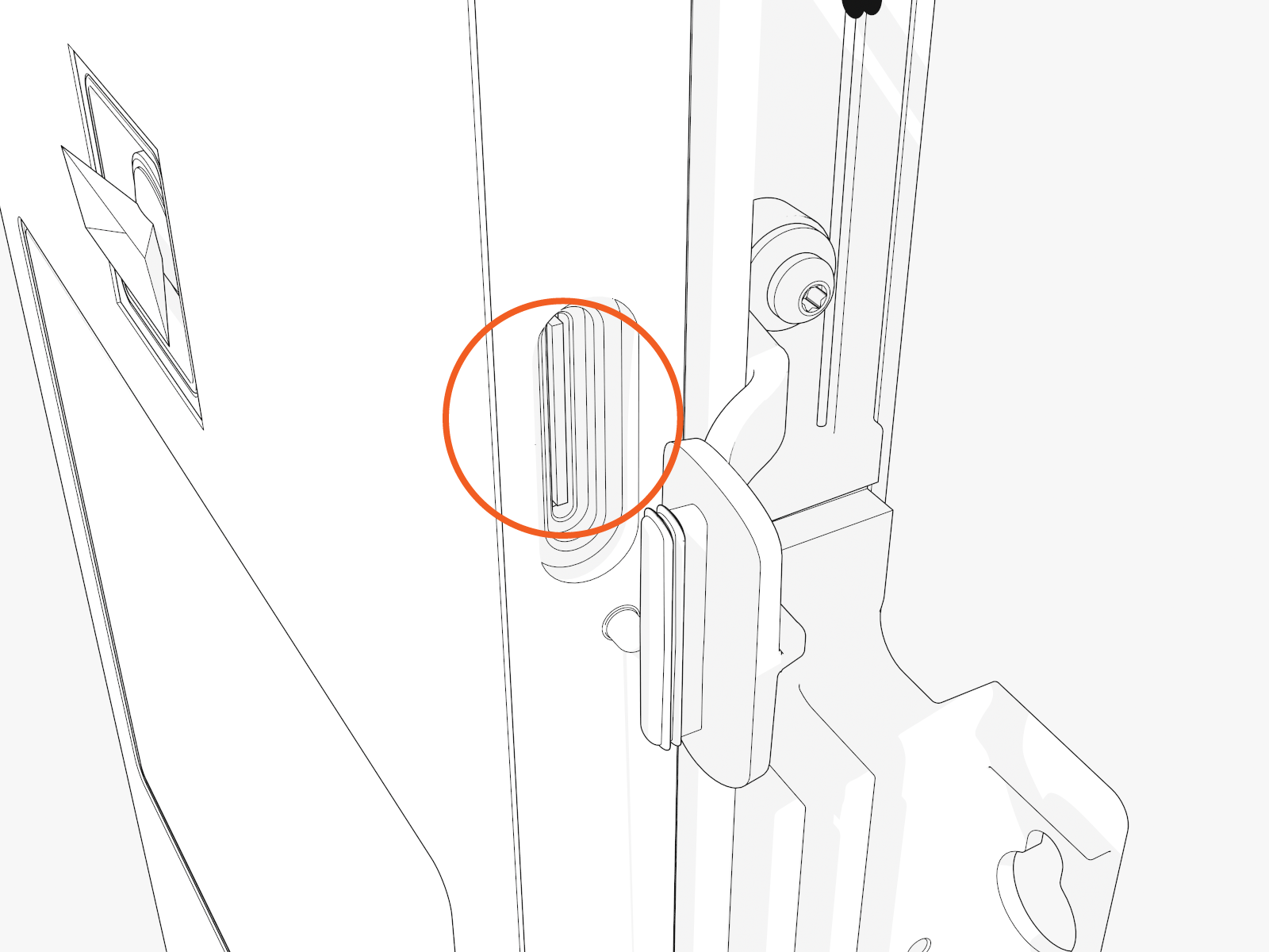 Push the SIM card inside until it clicks into its position.
