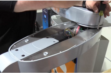 Technical illustration depicts the procedural step.