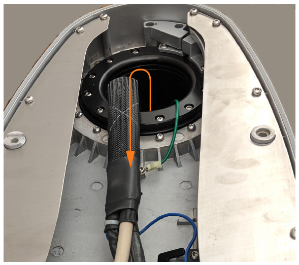 Technical illustration depicts the procedural step.