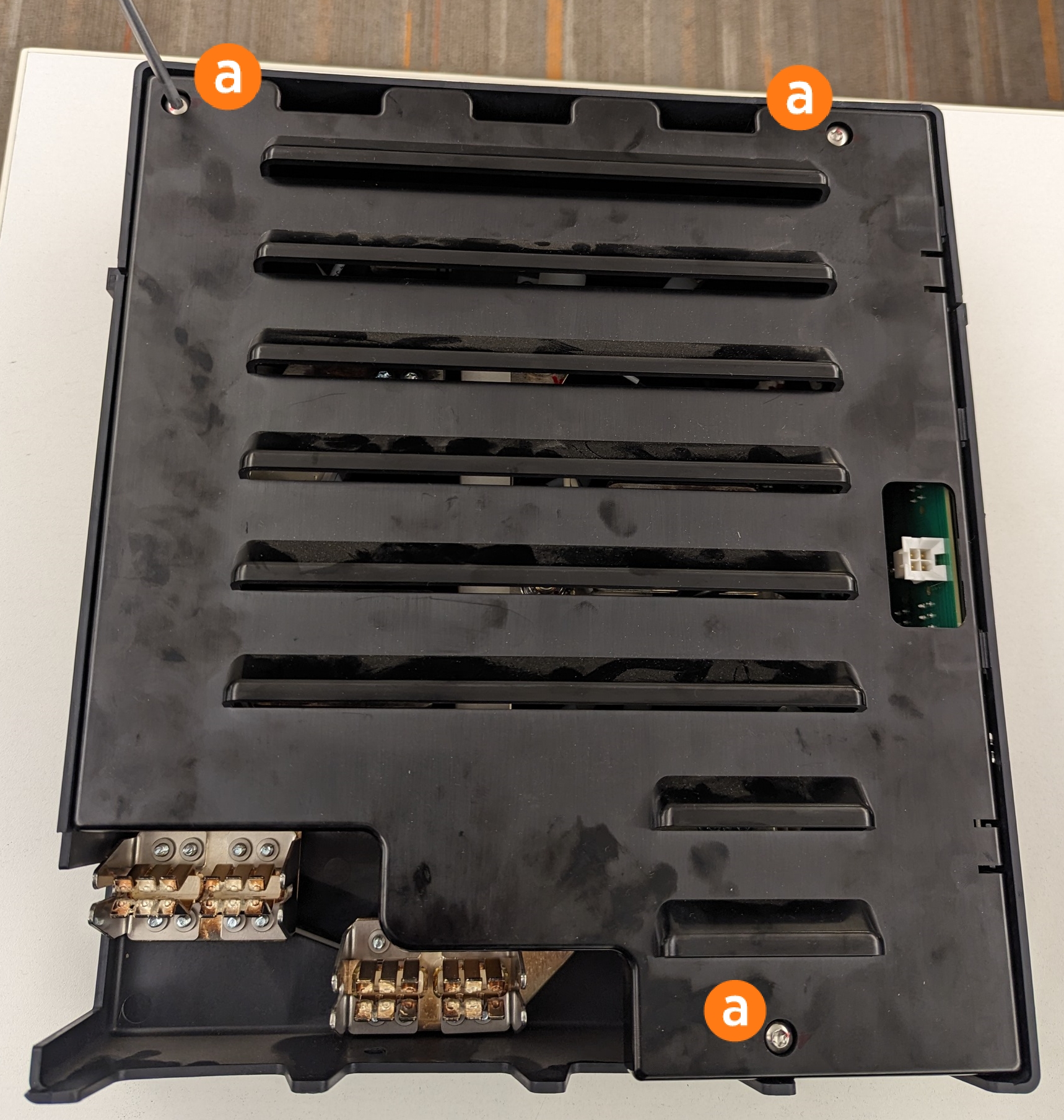 Technical illustration depicts the procedural step.