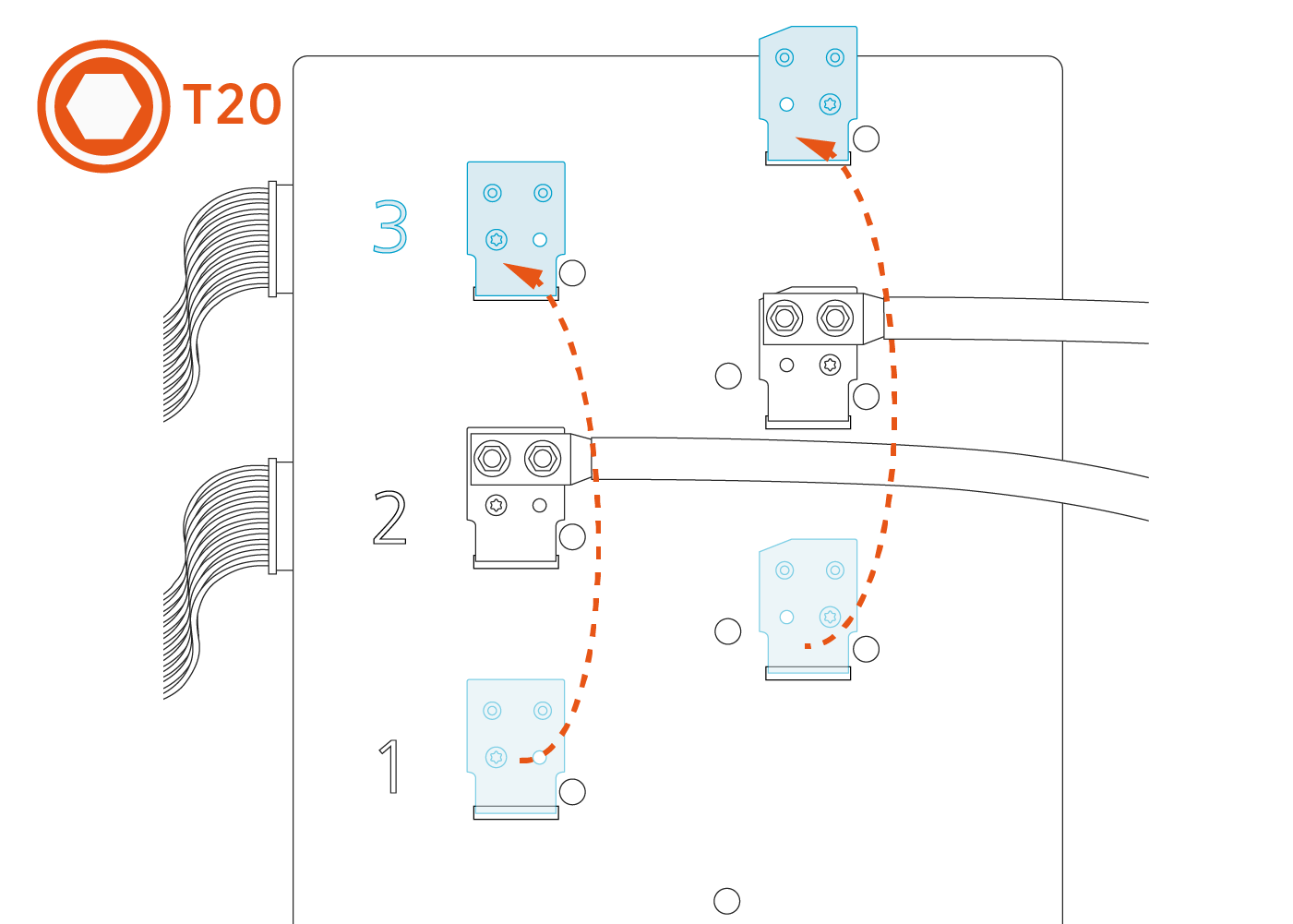 Technical illustration depicts the procedural step.