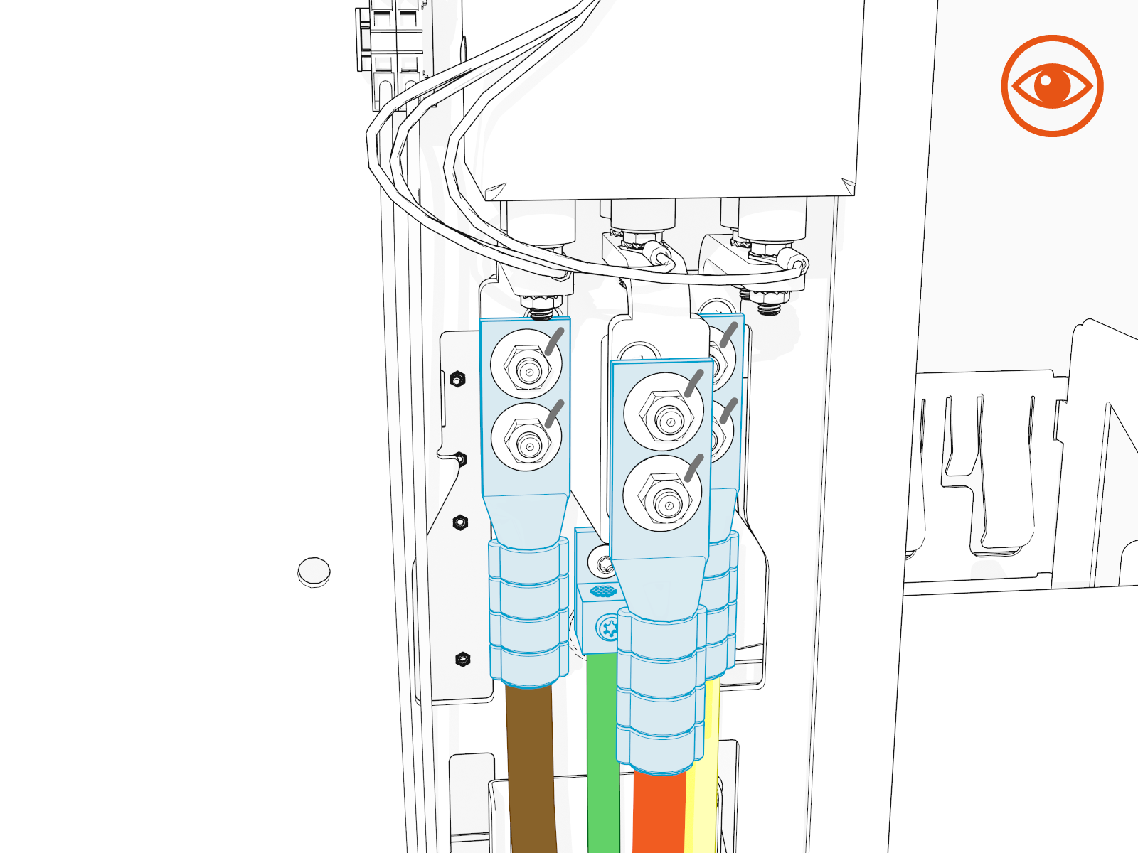 Technical illustration depicts the procedural step.