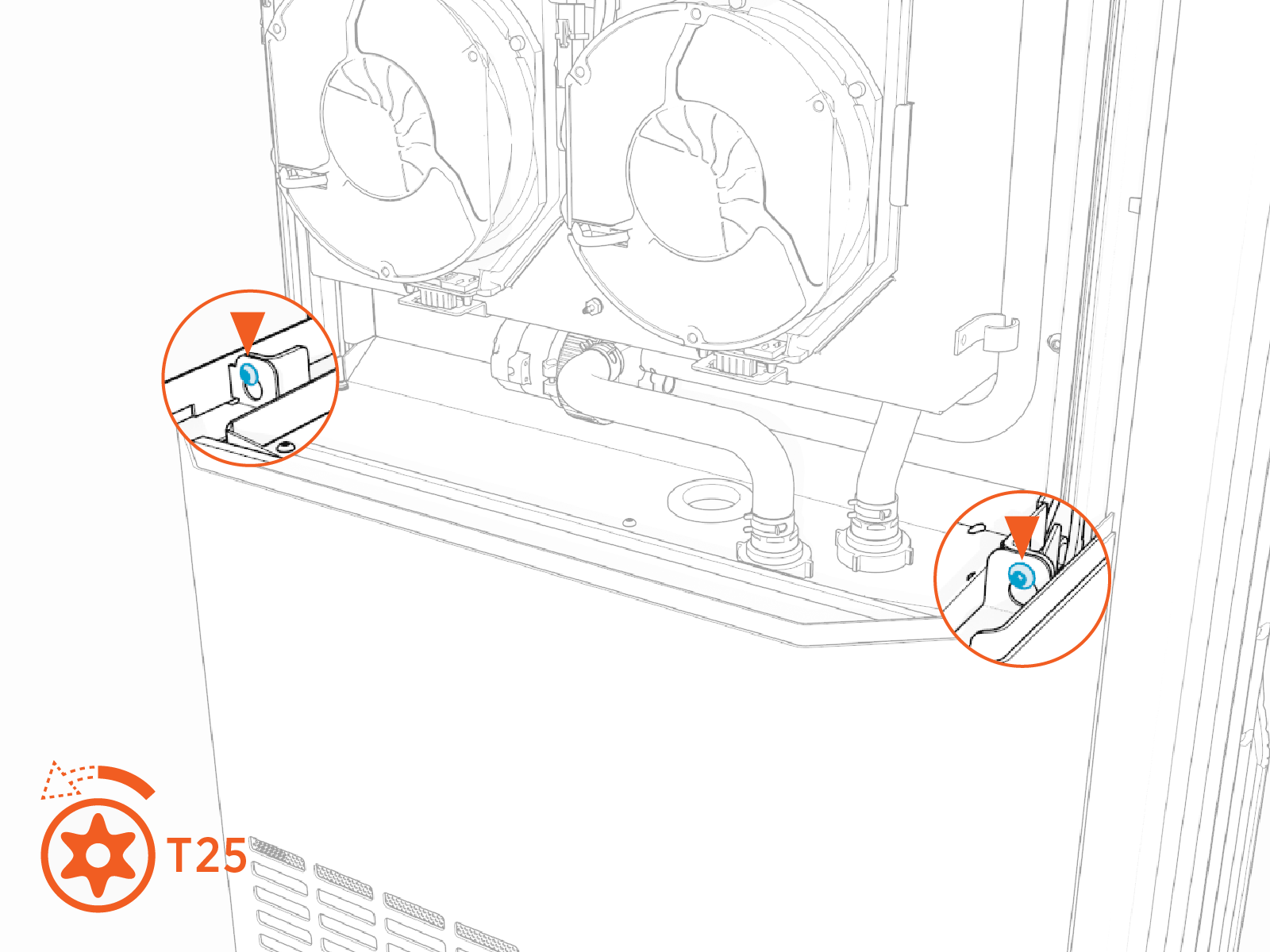 Technical illustration depicts the procedural step.