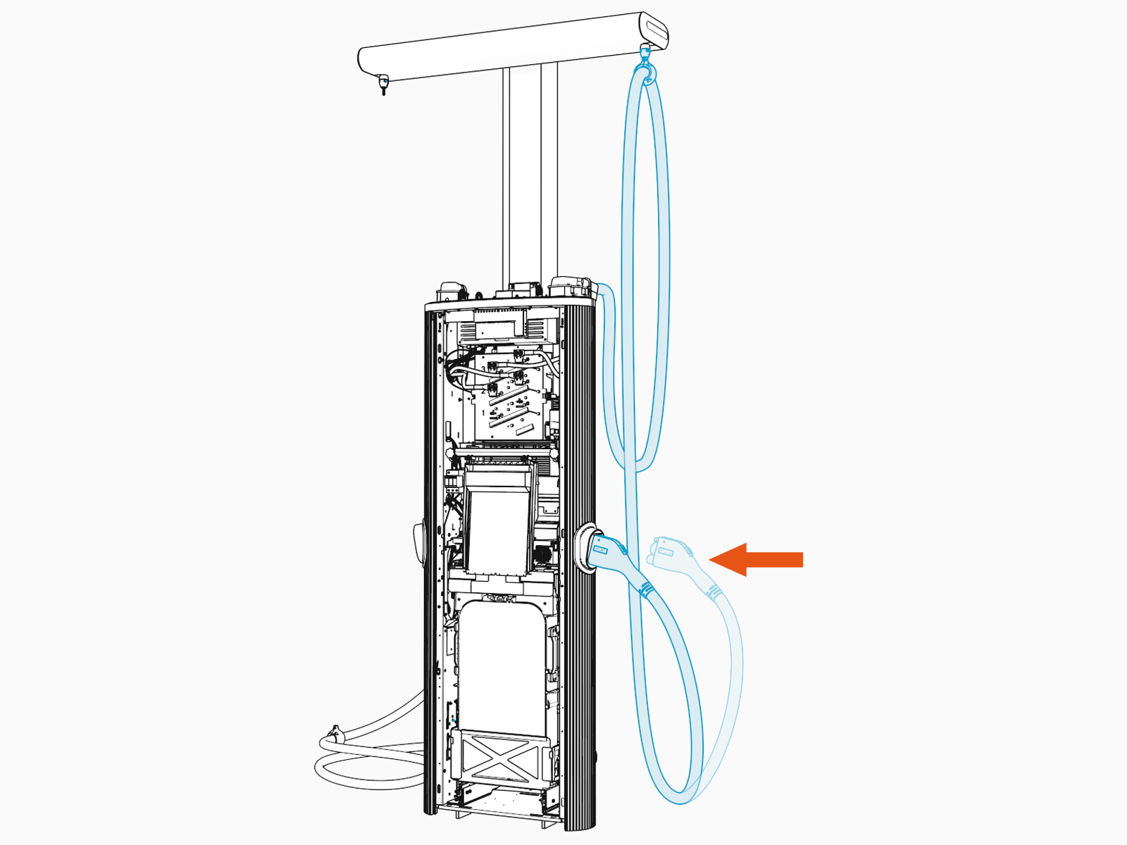 Technical illustration depicts the procedural step.
