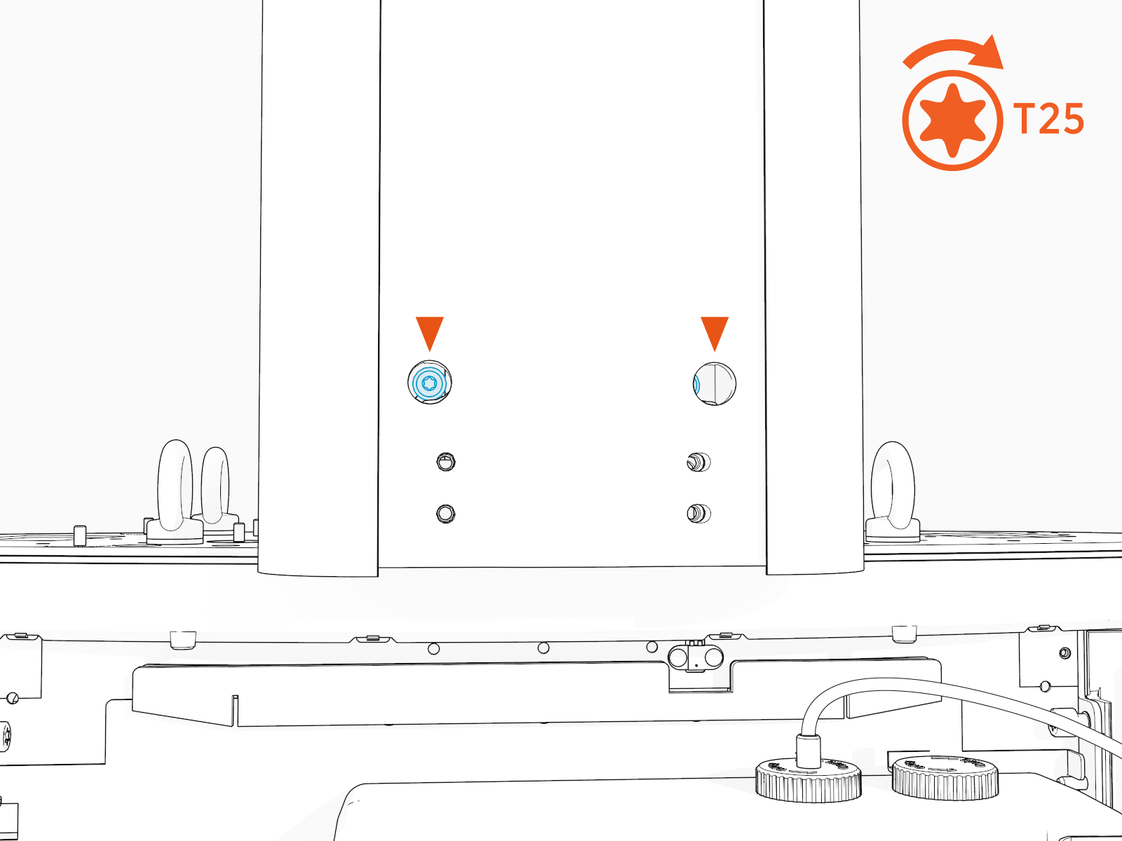 Technical illustration depicts the procedural step.