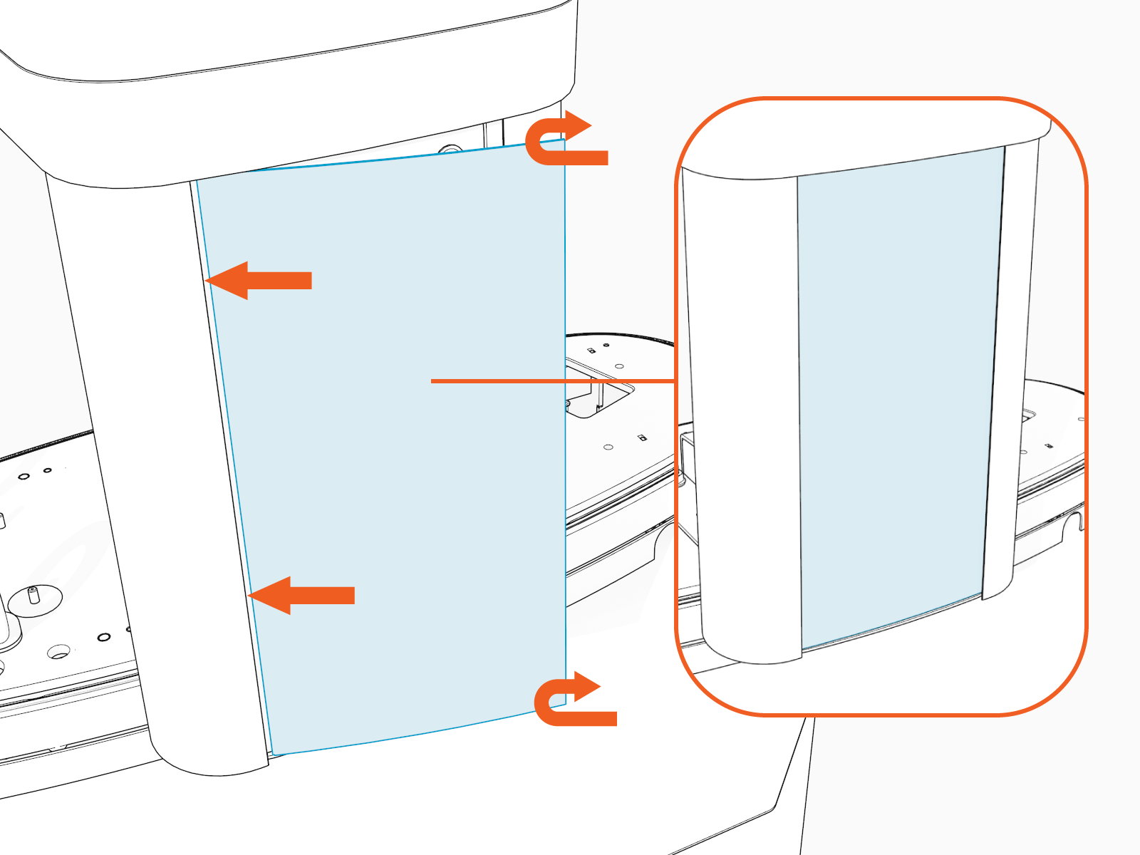 Technical illustration depicts the procedural step.