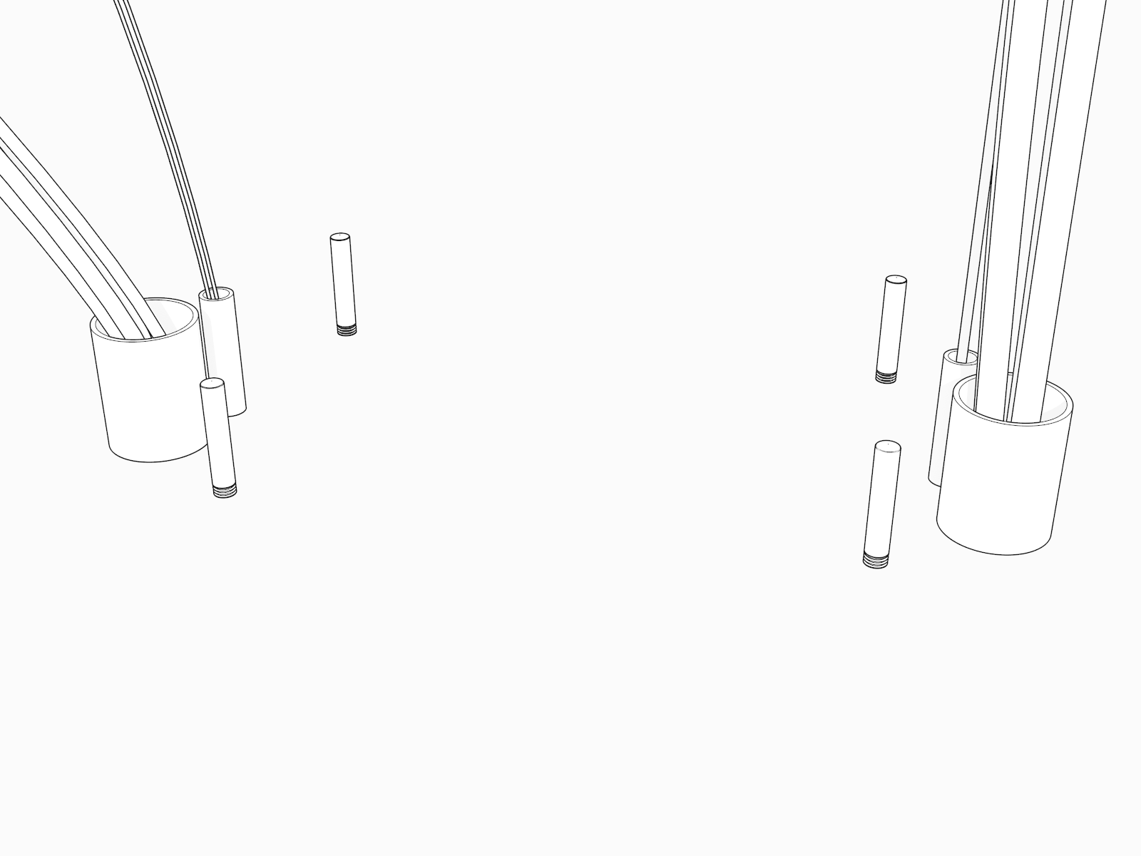 Labeled diagram of product, tools or parts.