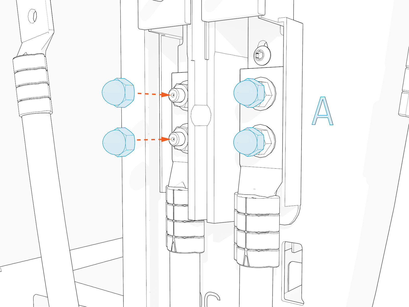 Technical illustration depicts the procedural step.