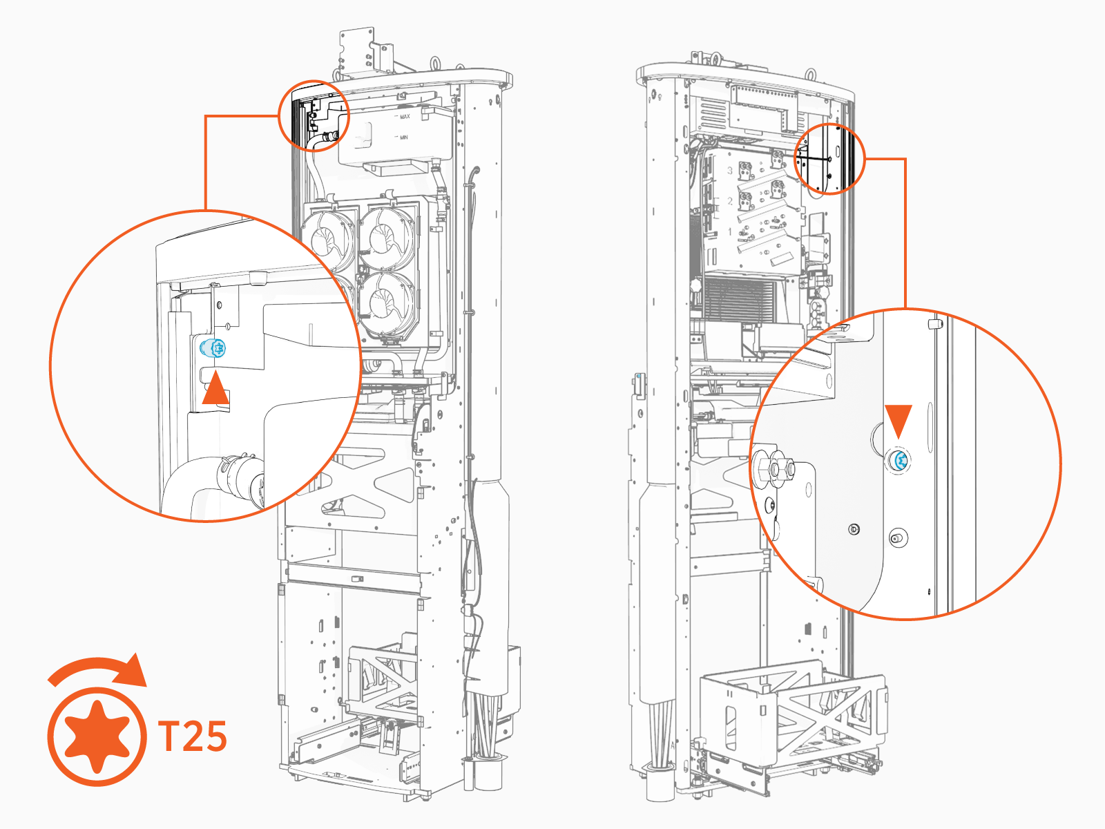 Technical illustration depicts the procedural step.