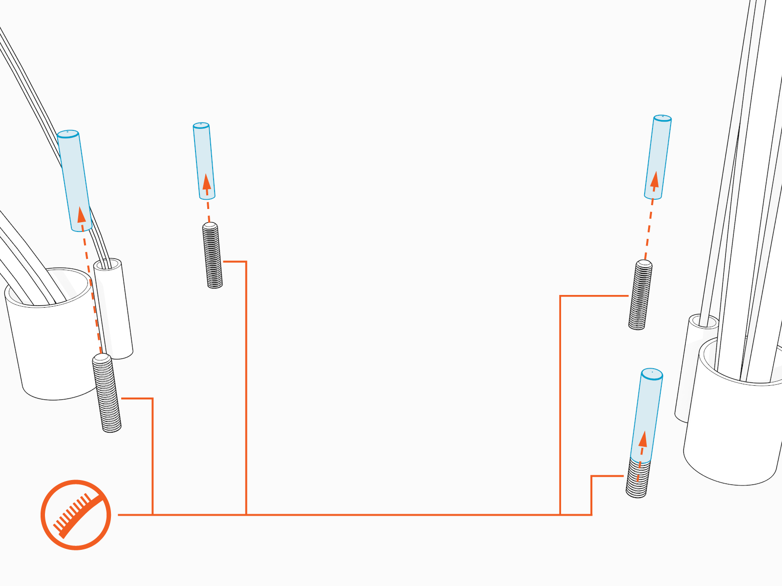 Technical illustration depicts the procedural step.