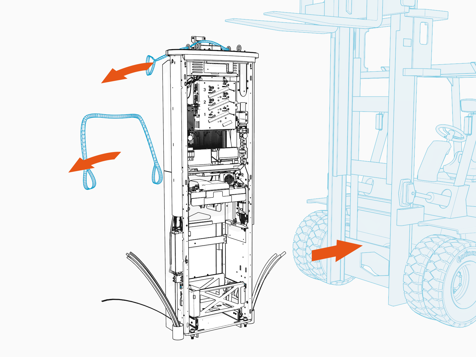 Technical illustration depicts the procedural step.