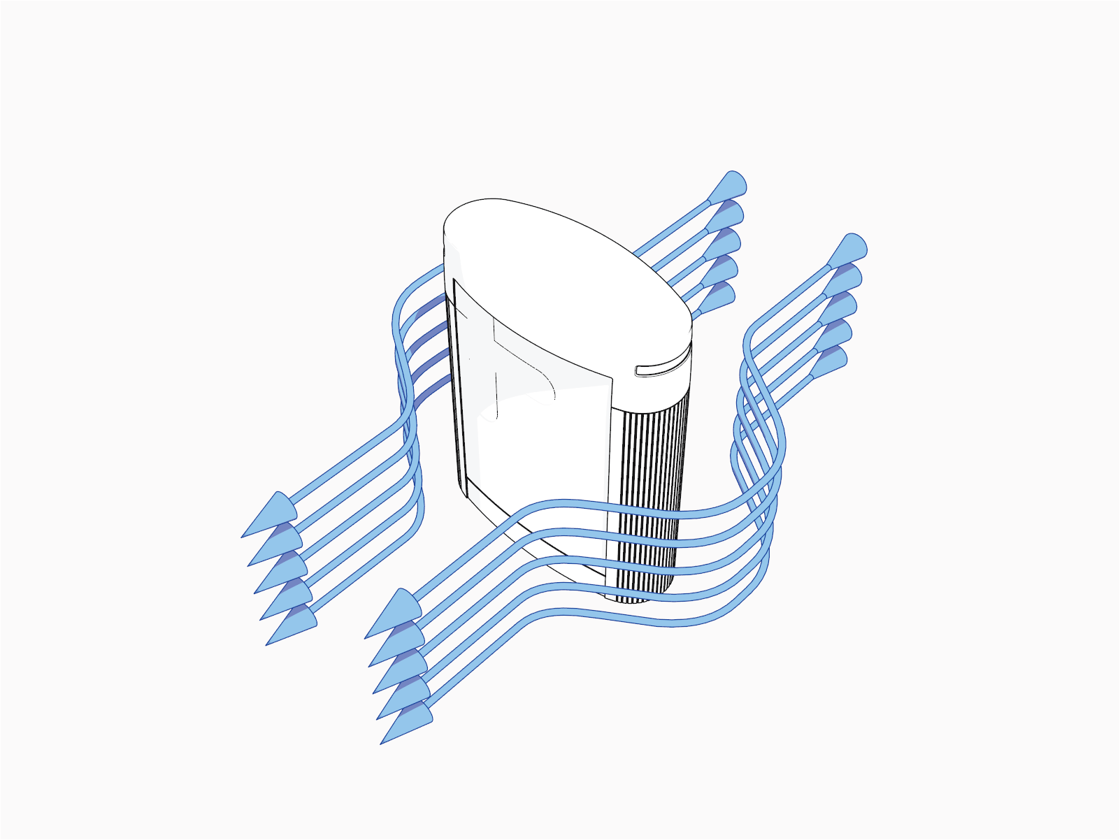 Ensure that any Power Link 2000 installation, especially an indoor  installation, has adequate airflow to dissipate heat at maximum operation. 