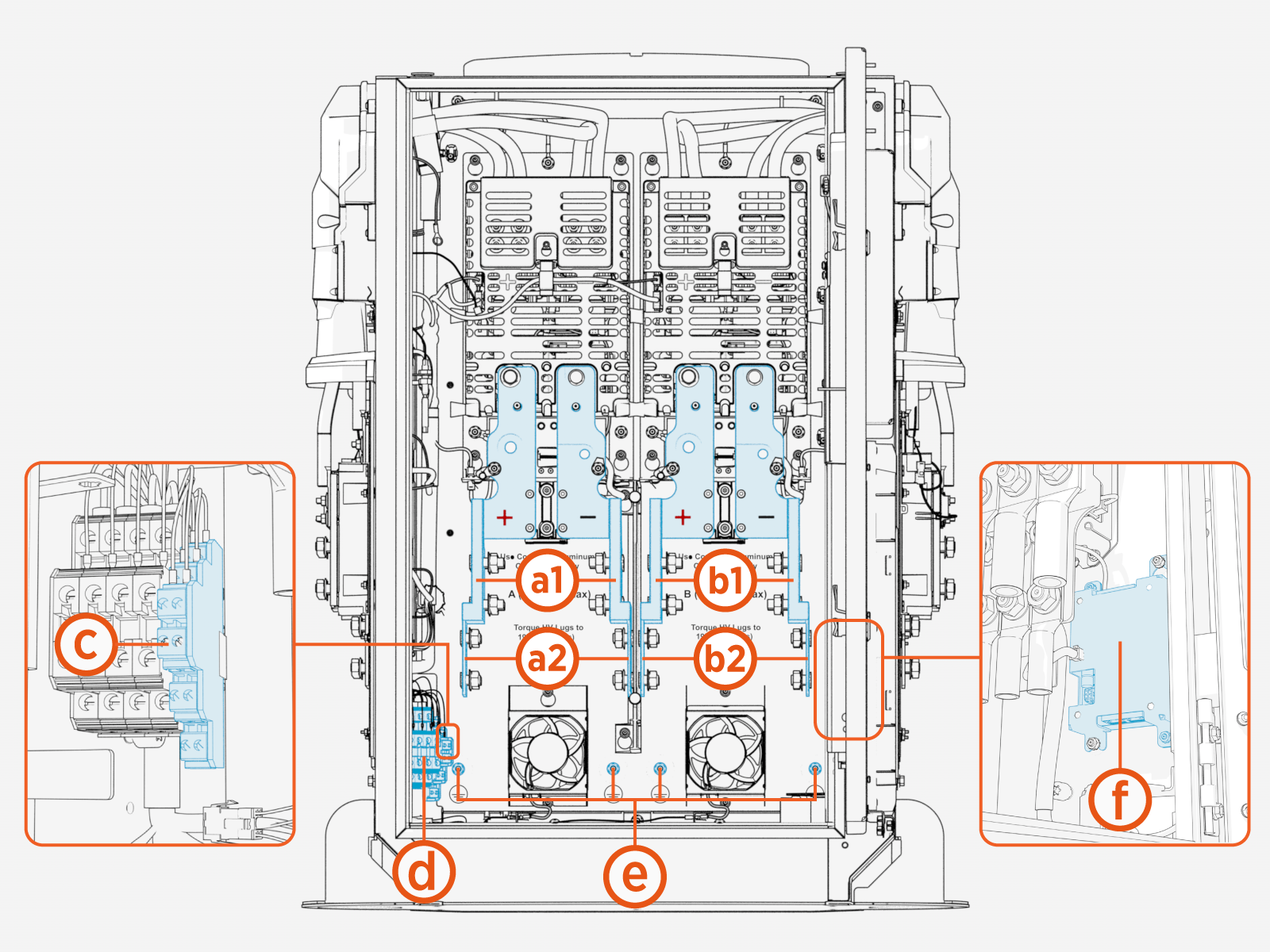 Labeled diagram of product, tools or parts.