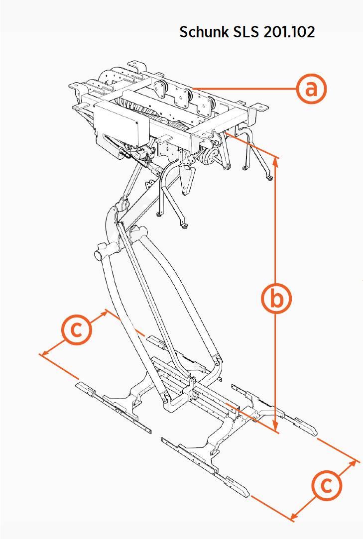 Labeled diagram of product, tools or parts.