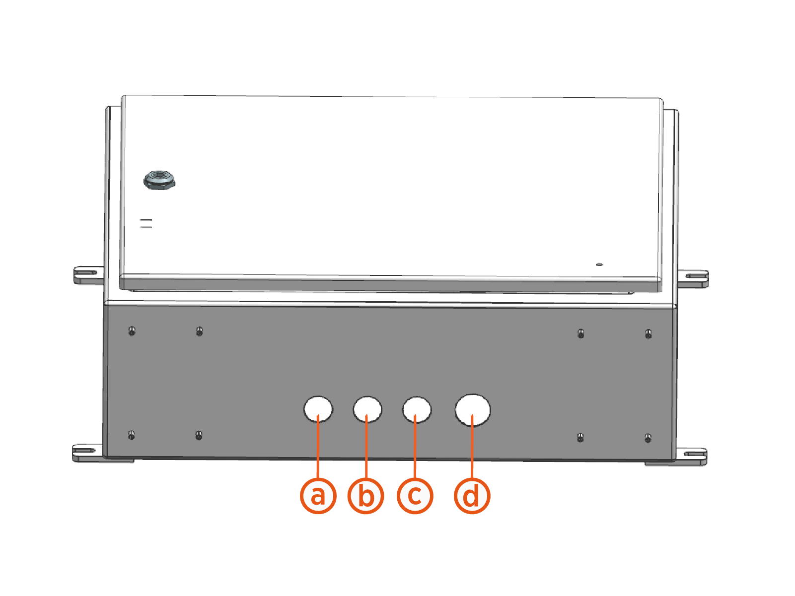 Labeled diagram of product, tools or parts.