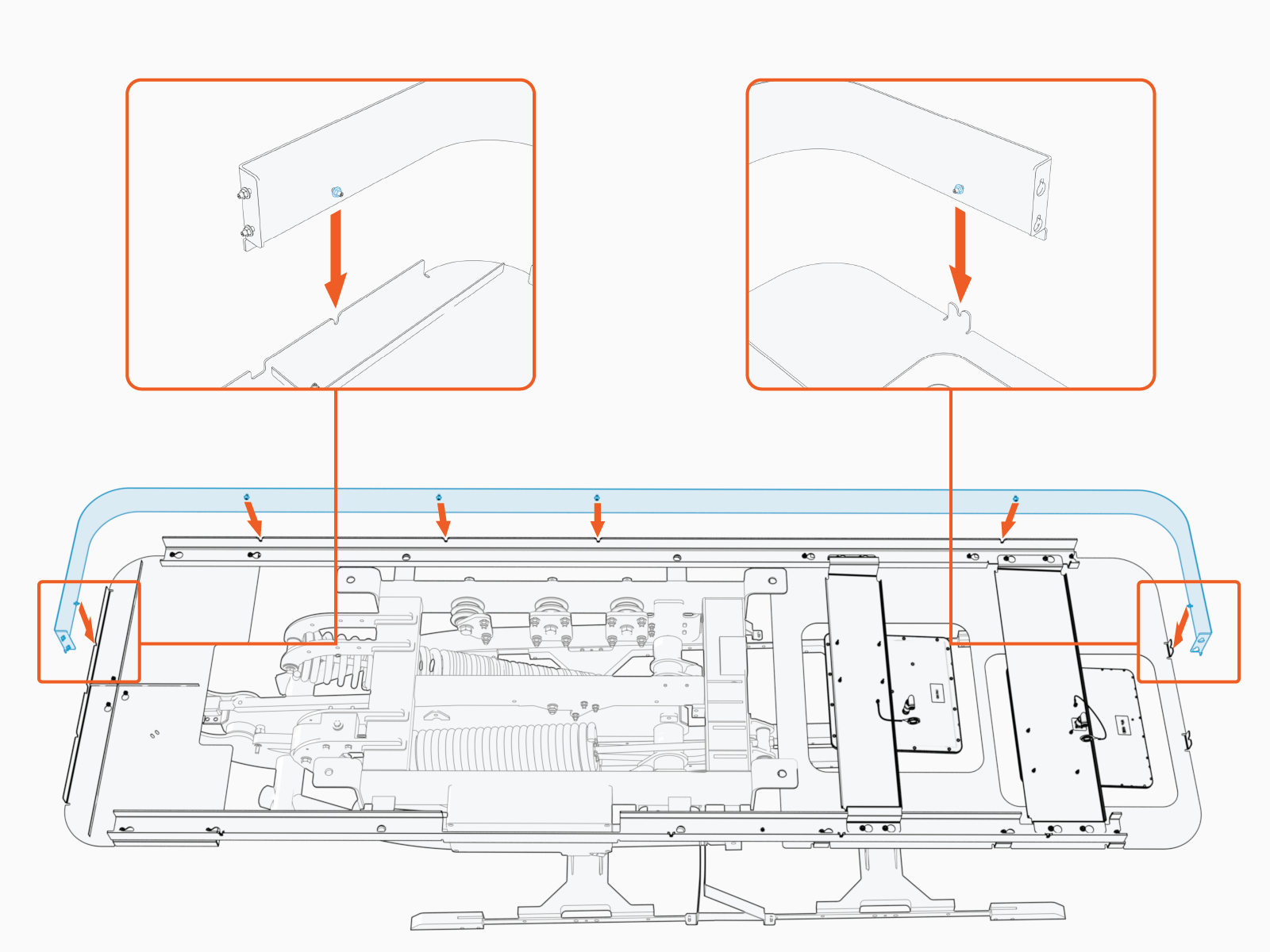 Technical illustration depicts the procedural step.