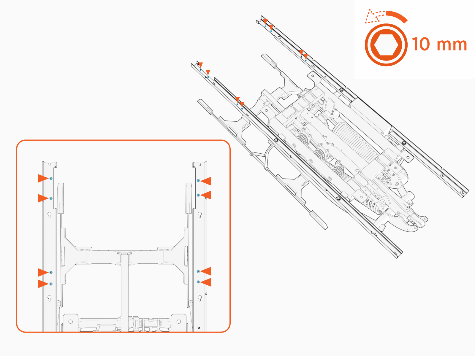 Technical illustration depicts the procedural step.