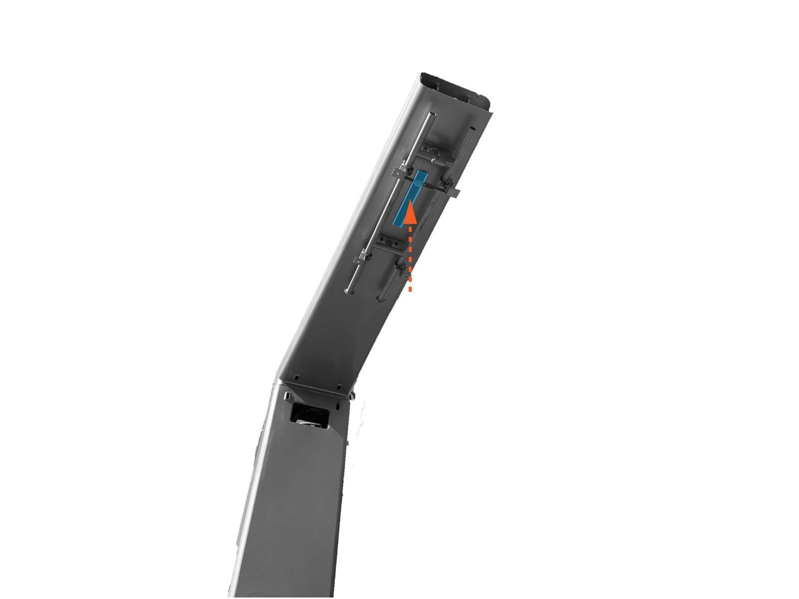 Technical illustration depicts the procedural step.