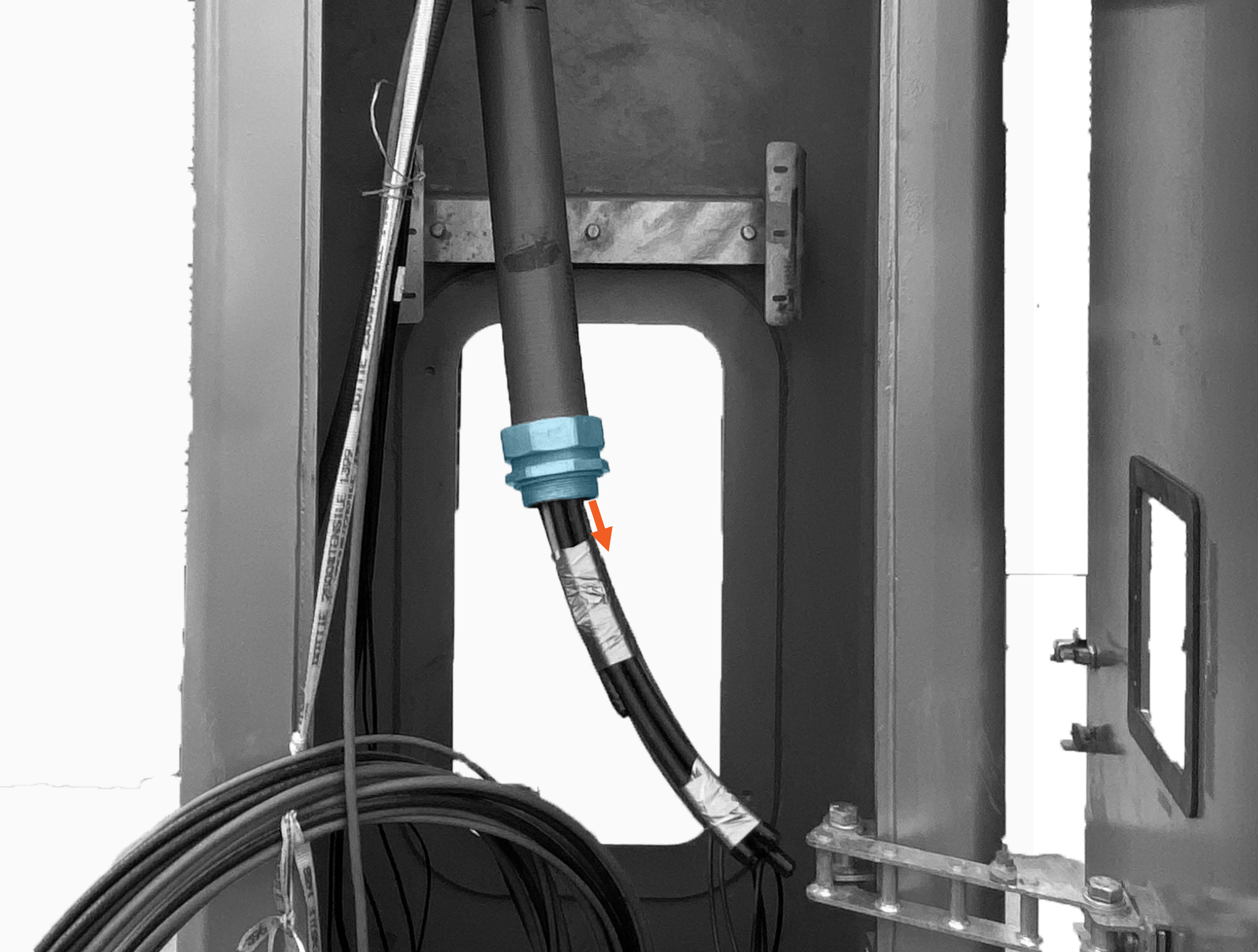 Technical illustration depicts the procedural step.