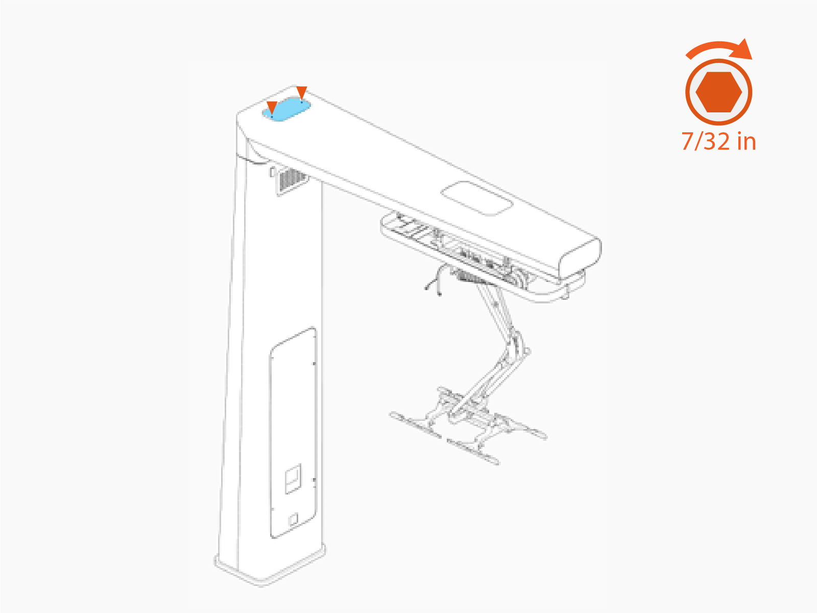 Technical illustration depicts the procedural step.