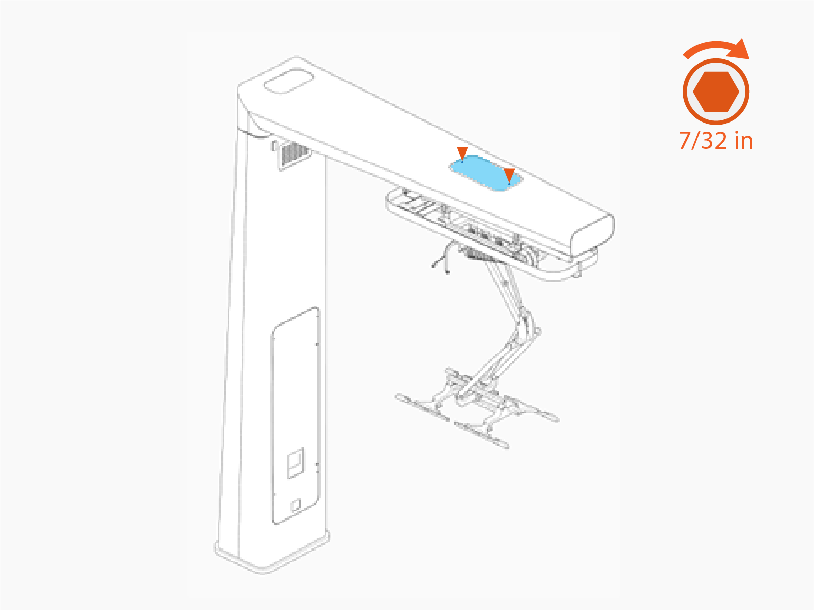 Technical illustration depicts the procedural step.