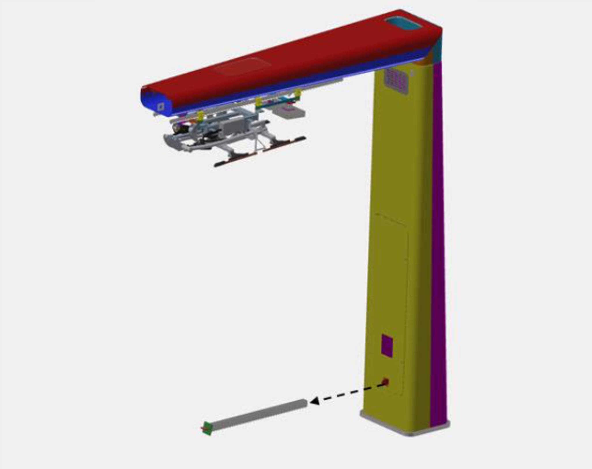 Technical illustration depicts the procedural step.