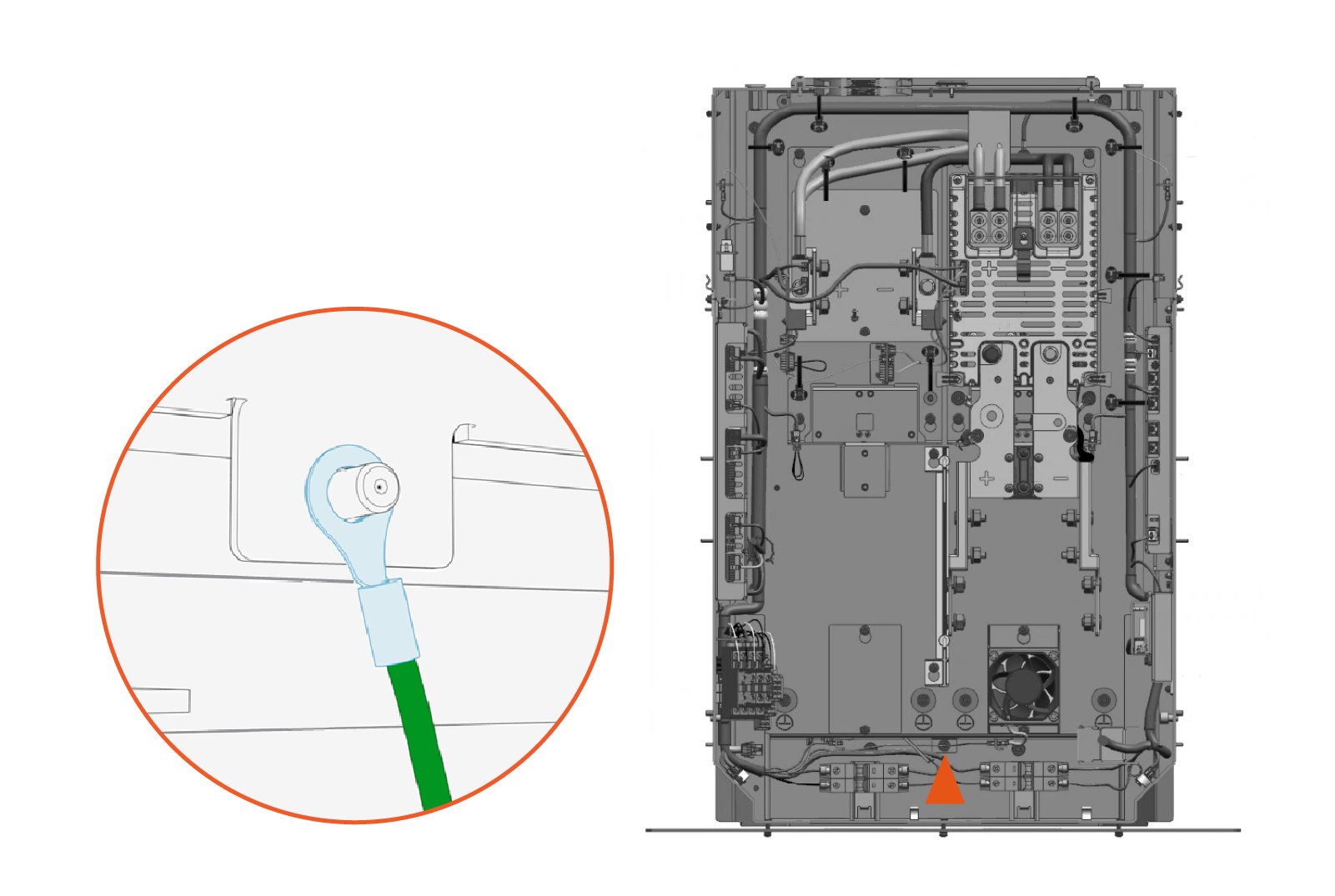 Technical illustration depicts the procedural step.