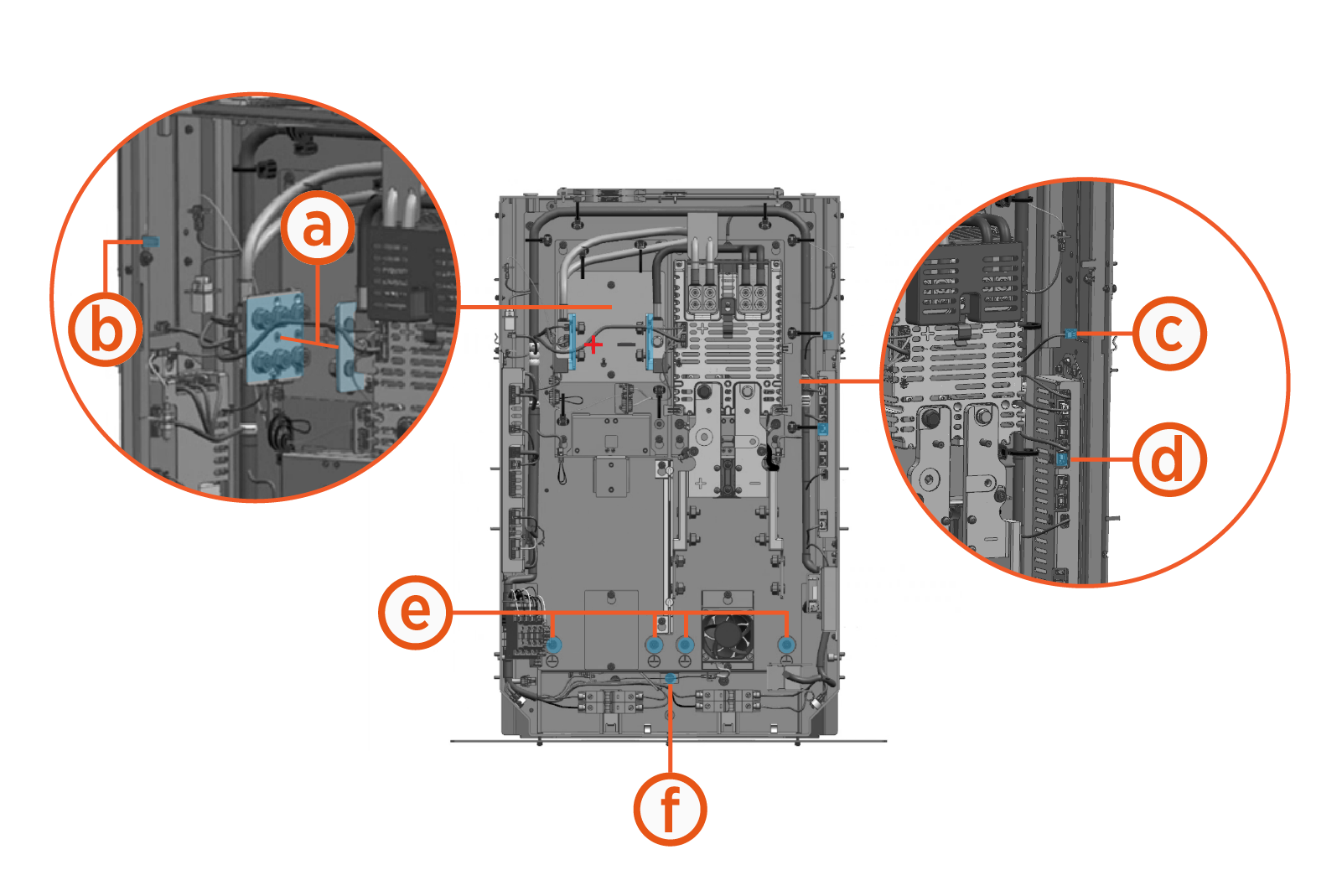 Labeled diagram of product, tools or parts.