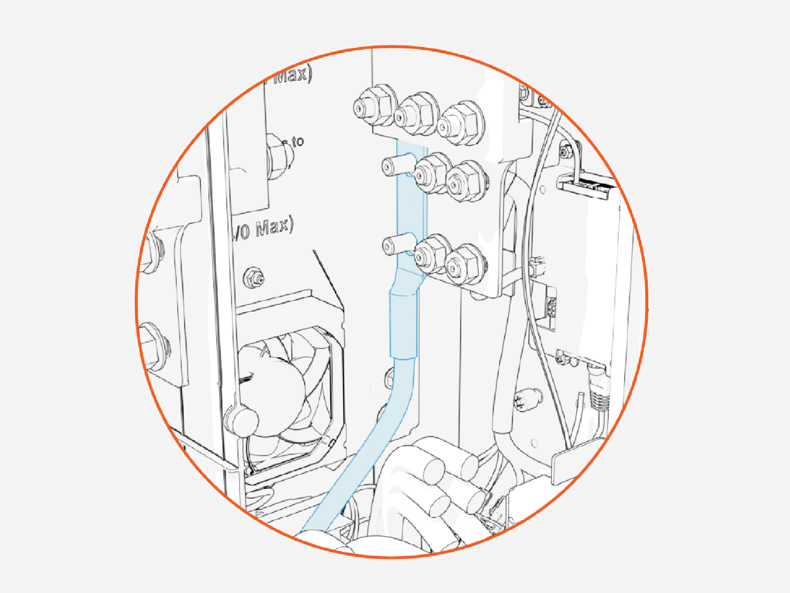Technical illustration depicts the procedural step.