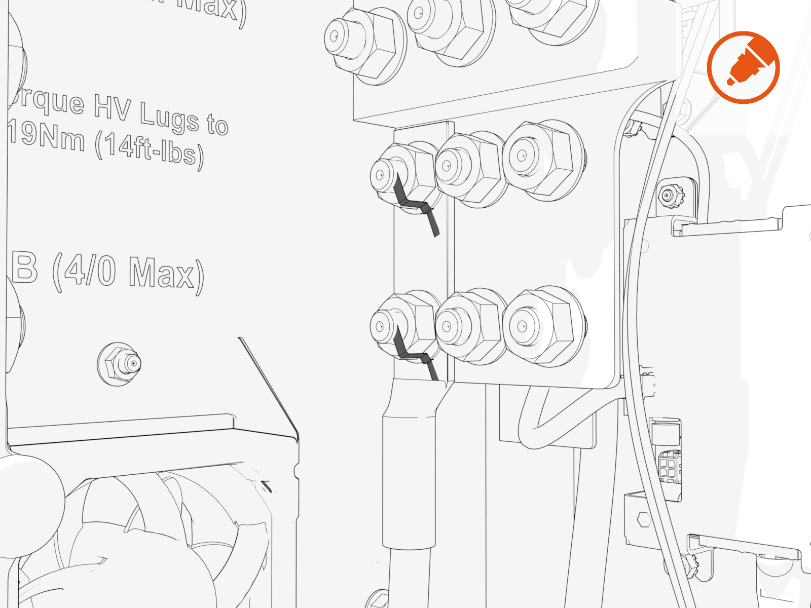 Technical illustration depicts the procedural step.