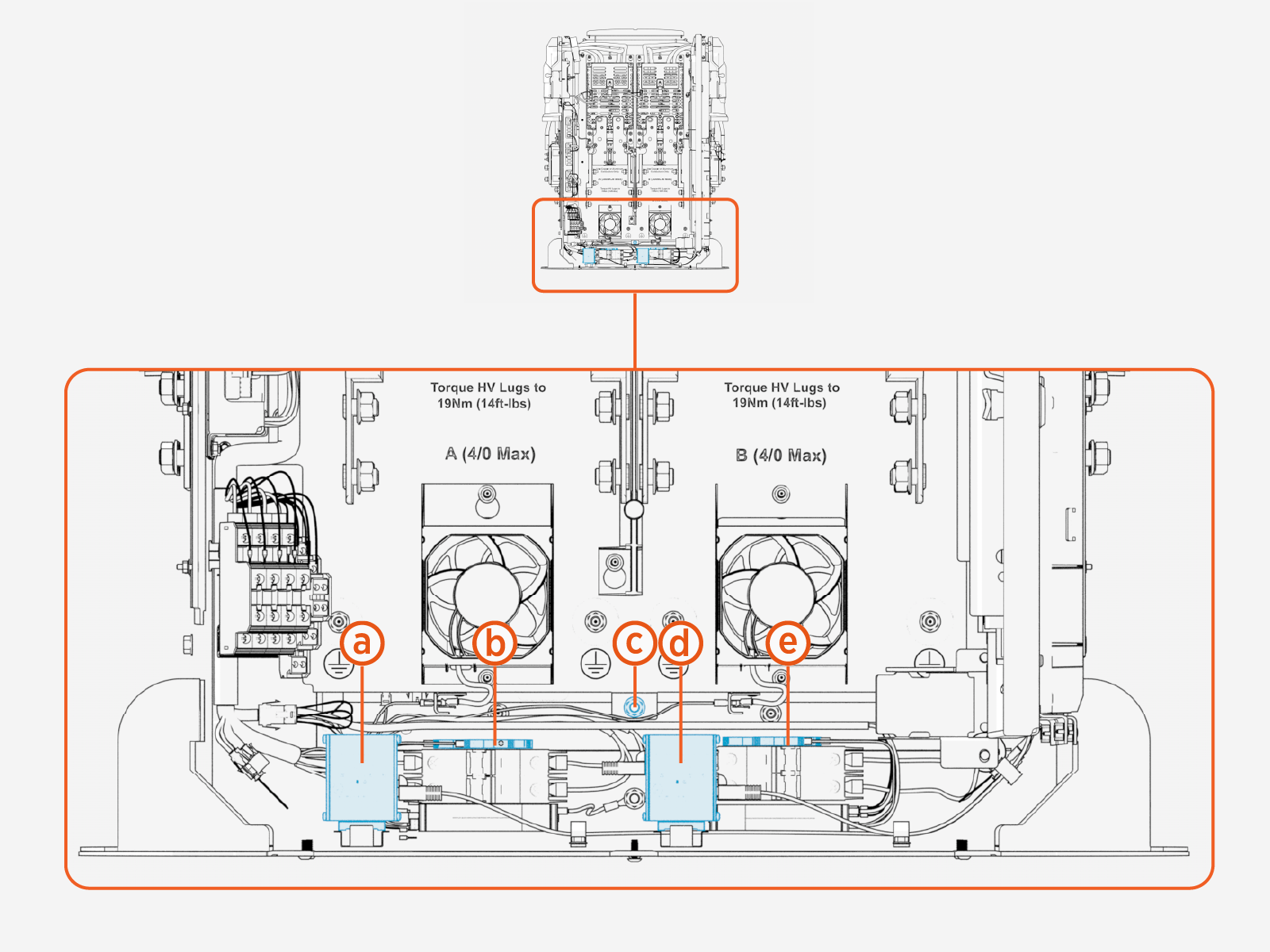 Labeled diagram of product, tools or parts.