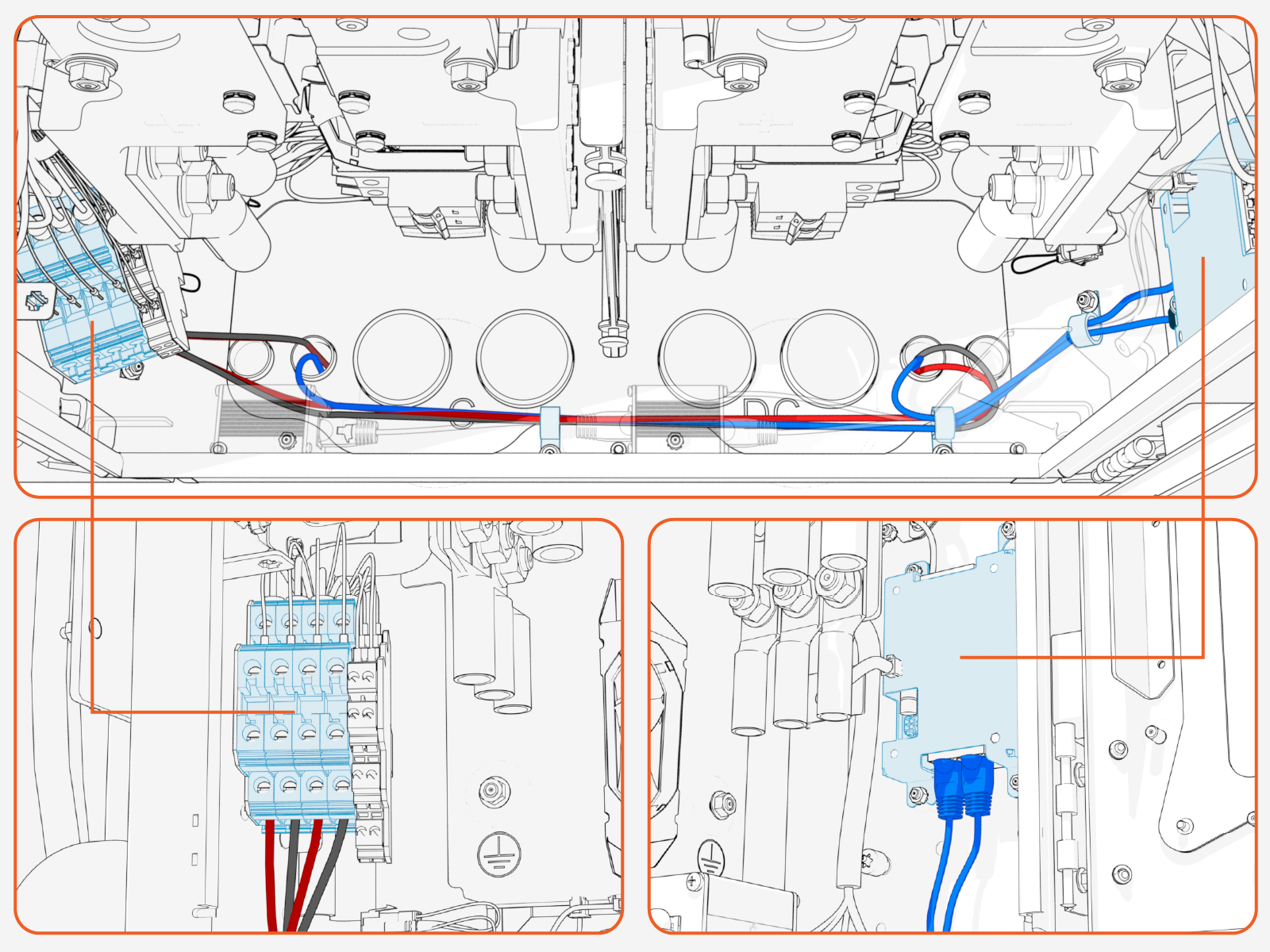 Technical illustration depicts the procedural step.