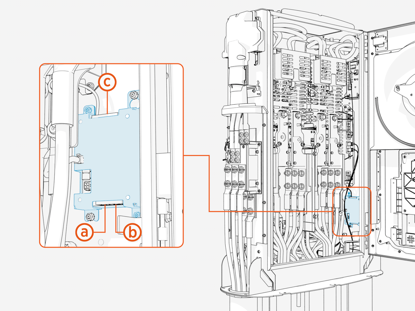 Technical illustration depicts the procedural step.