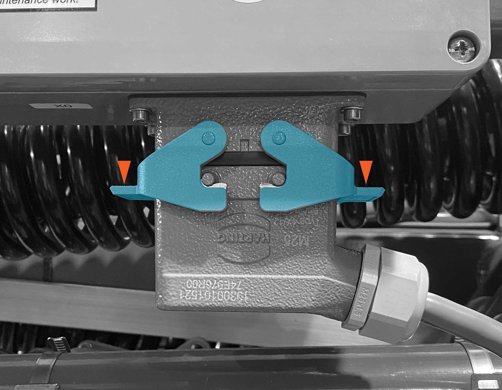 Technical illustration depicts the procedural step.