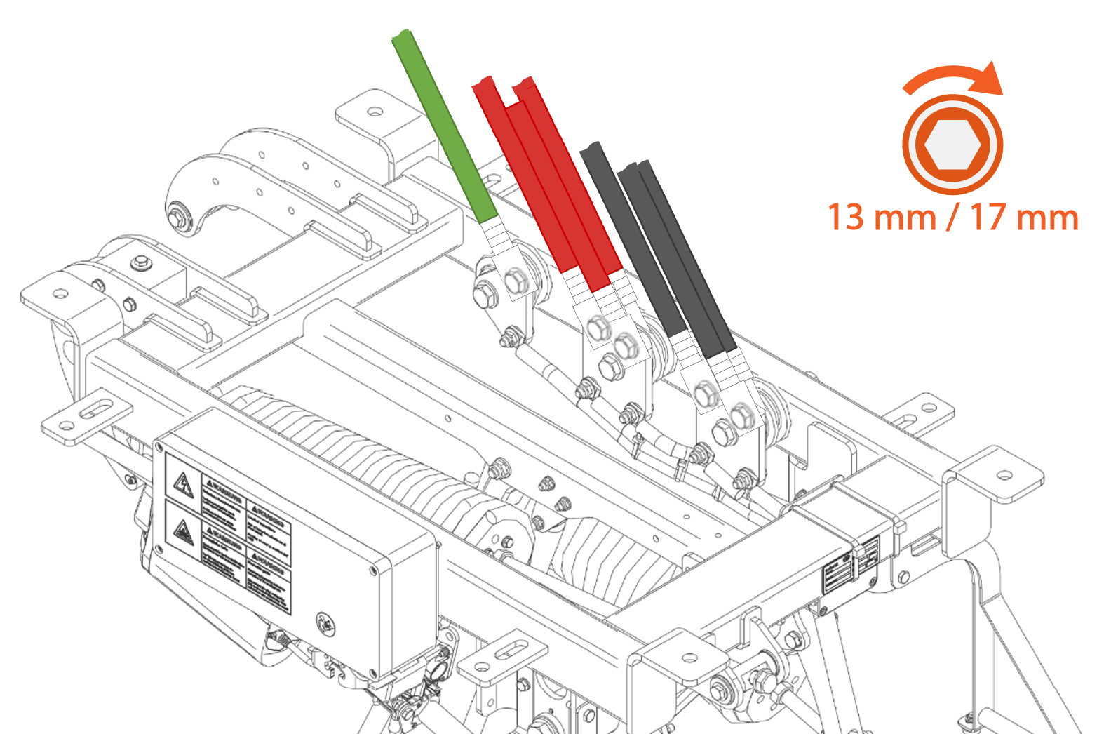 Technical illustration depicts the procedural step.