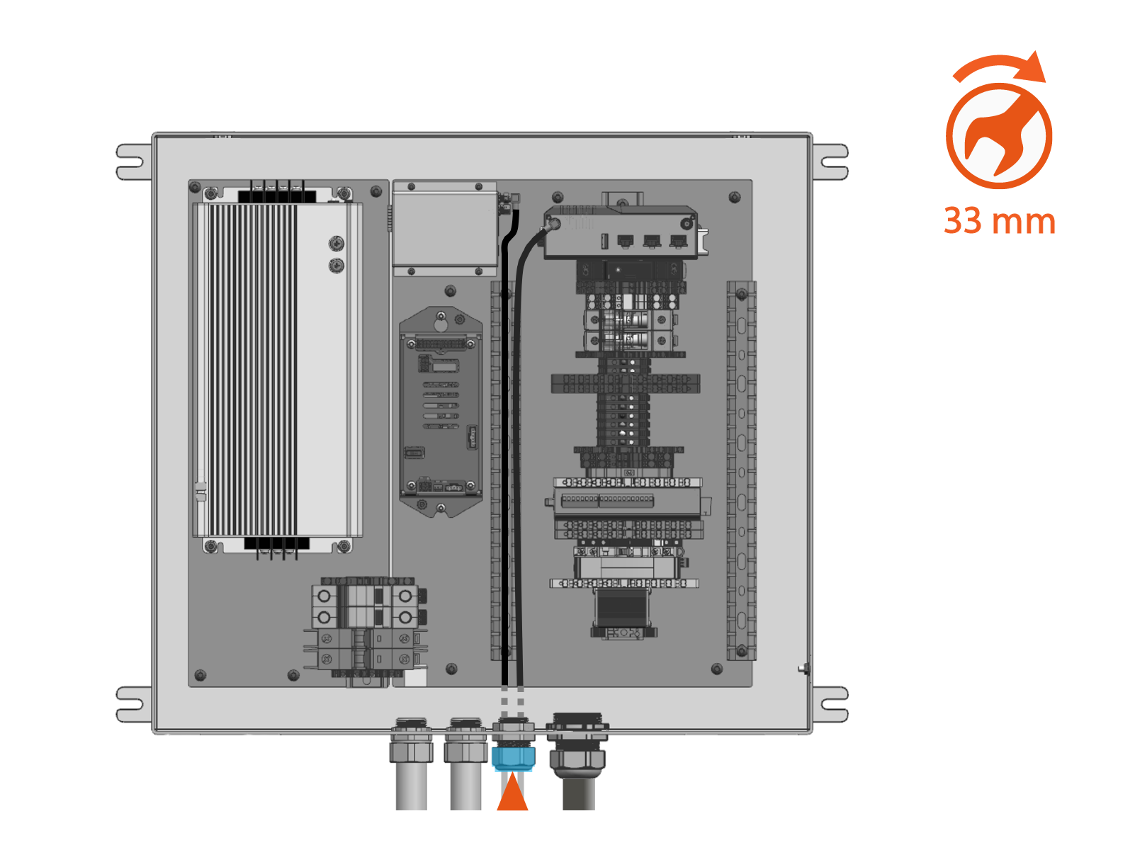 Technical illustration depicts the procedural step.